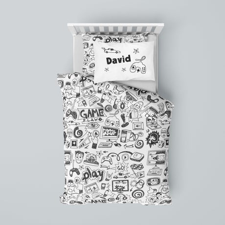 Customized gaming bedding set