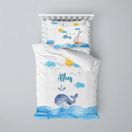 Customized ocean bedding set