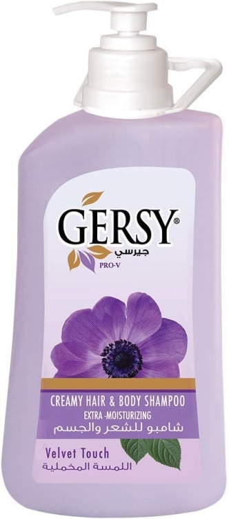 جيرسي شامبو للشعر و الجسم  اللمسة المخملية 2 لتر