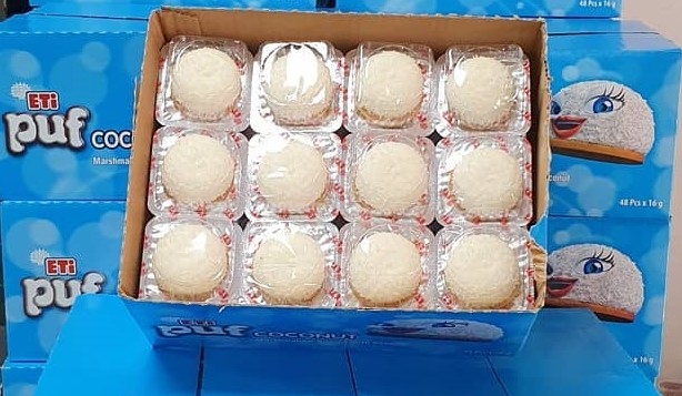 ETi puf coconut 16g *48 حبة