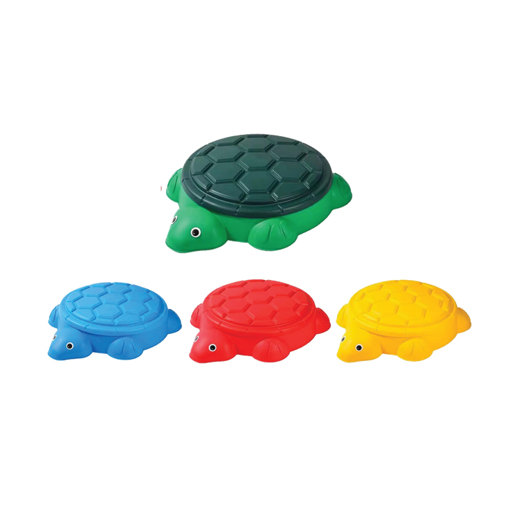 مجموعة حوض الرمل والماء على شكل سلحفاة