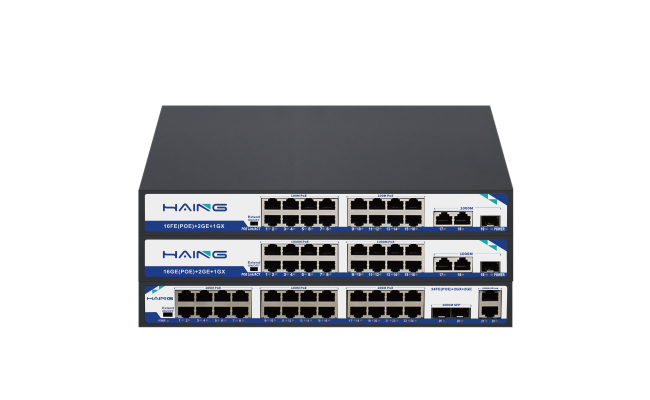 HAING HI-SW1603K 10/100/1000 GIGABIT 16 PORT SMART POE SWITCH