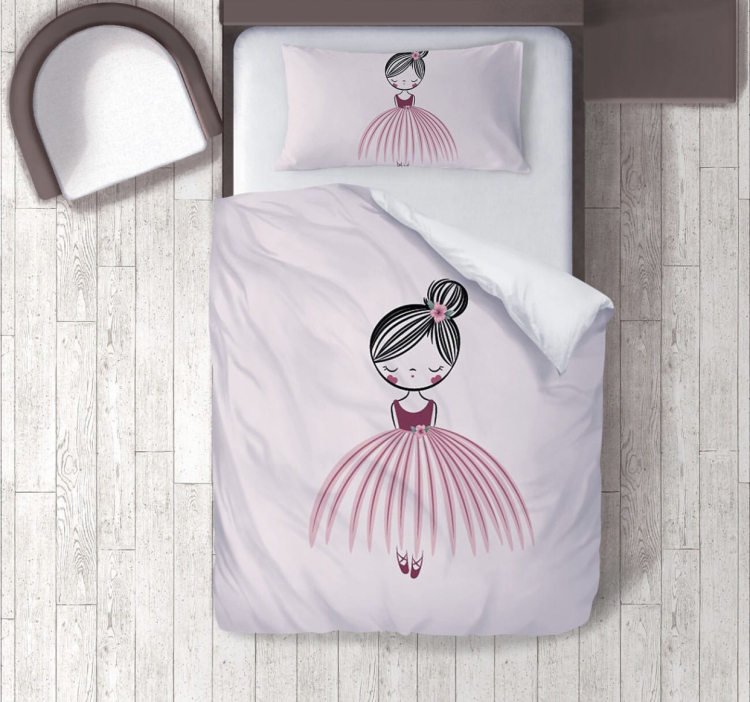 Customized ballet bedding set