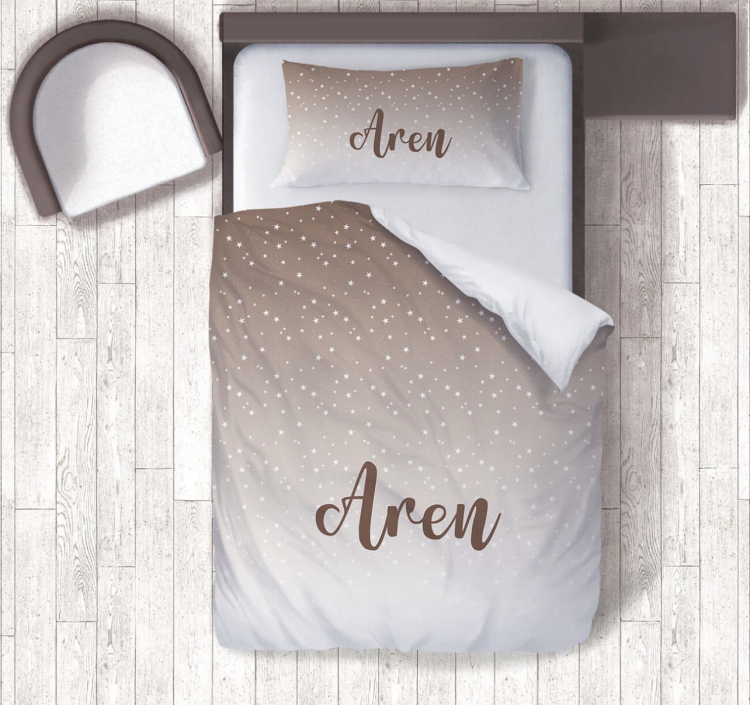 Customized stars bedding set