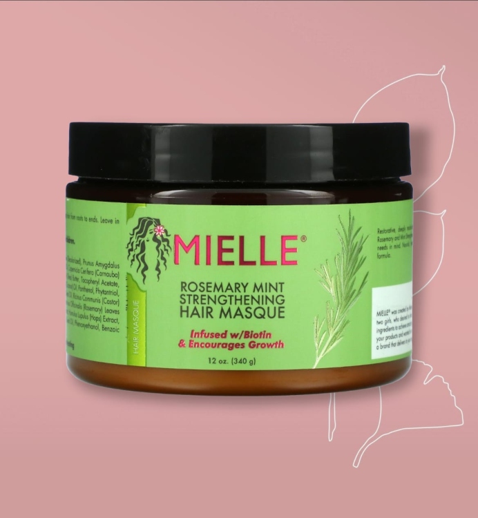 Mielle Rosemary mint hair mask ماسك لتقوية وتغذية وترطيب الشعر بالبيوتين