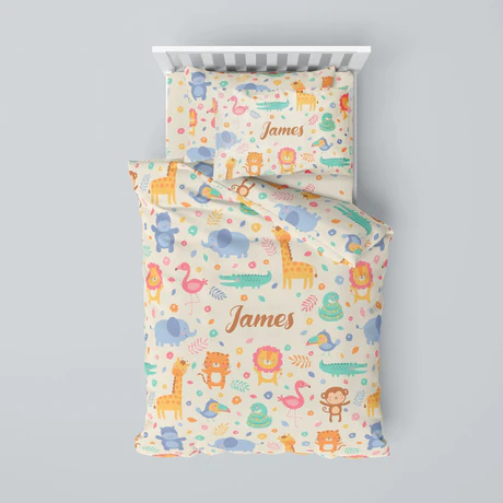Customized animal bedding set