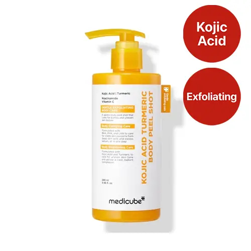 medicube, Kojic Acid Turmeric body Peel Shot