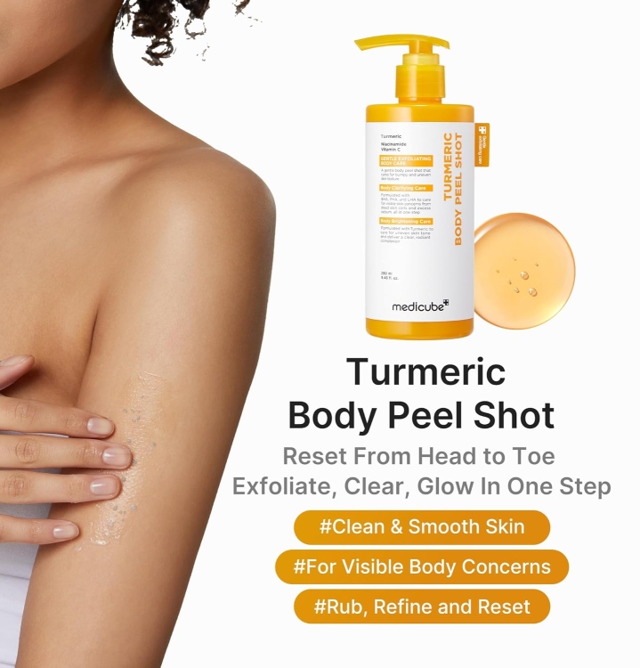 medicube, Kojic Acid Turmeric body Peel Shot