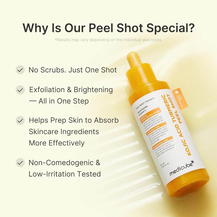 medicube, Kojic Acid Turmeric Peel Shot