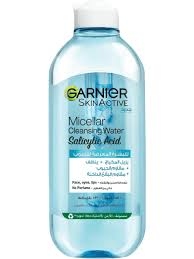 غارنييه ماء ميسيلار مزيل مكياج  ساليسيلك اسيد 400 مل