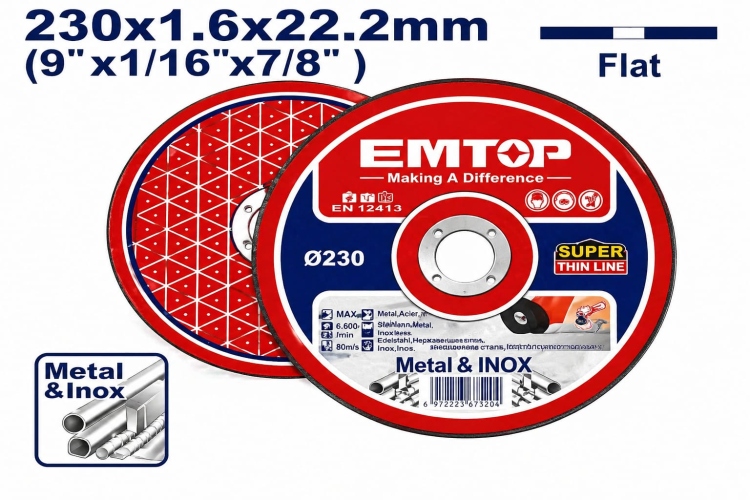 فيبر قص ستانلس  9 " × 1.6  EACD162301  