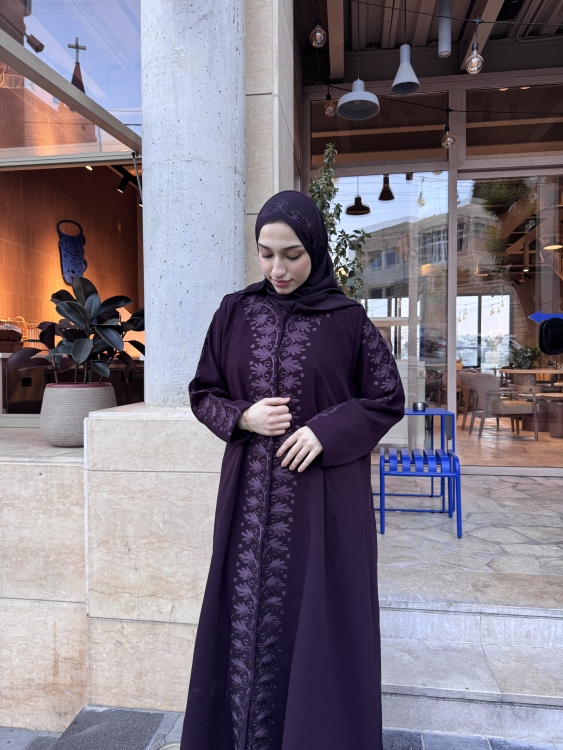 عباية ليلك ڤيلڤت