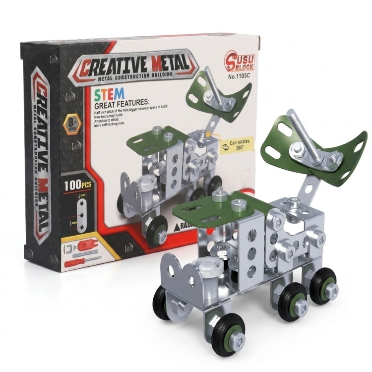 لعبة تركيب معدنية 