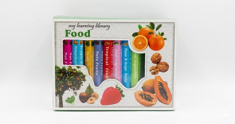 كتيب تعليم عن الطعام باللغة الإنجليزية