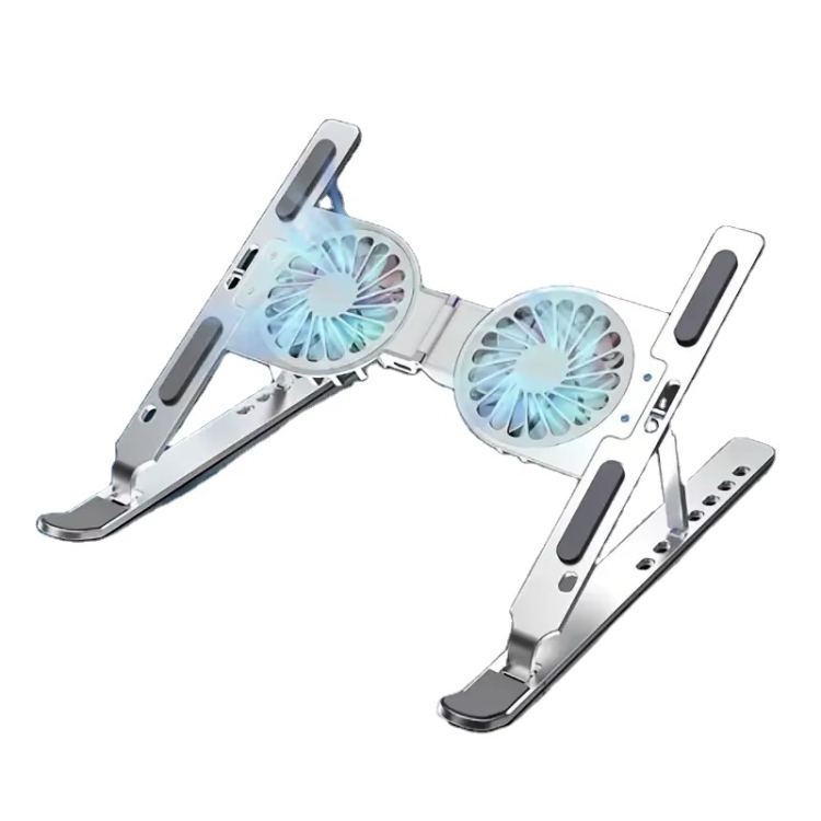 ستاند لابتوب المنيوم بمروحتين