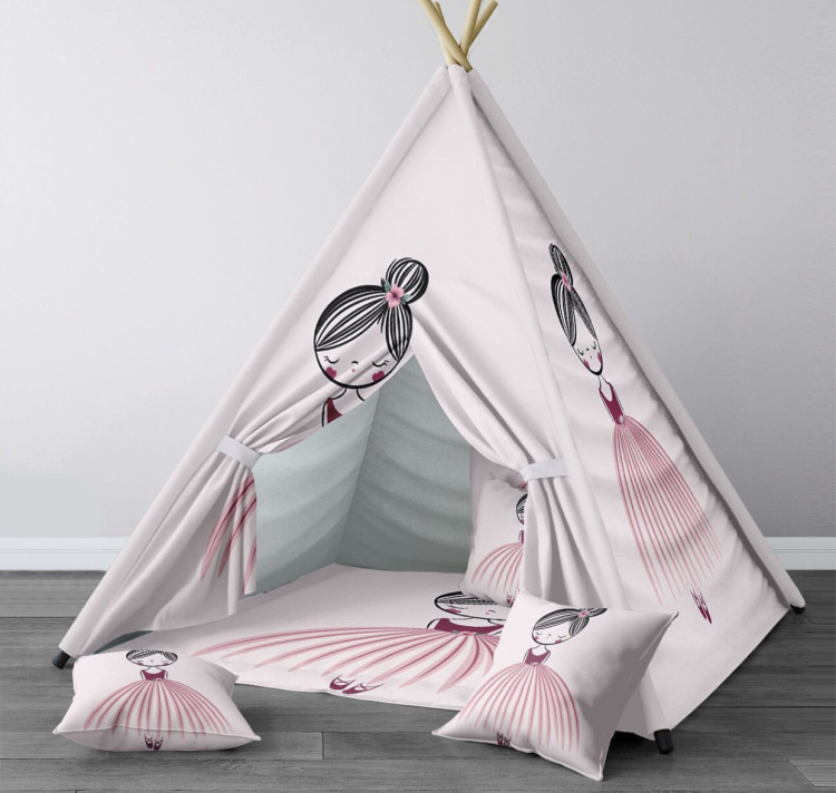 Customized princess tent