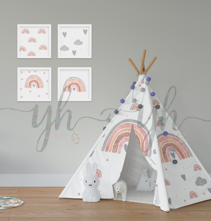 Customized rainbow tent