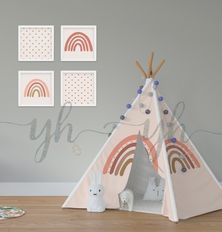 Customized rainbow tent