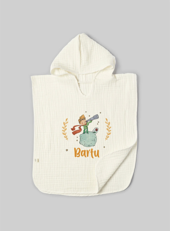 Beach personalized poncho set 