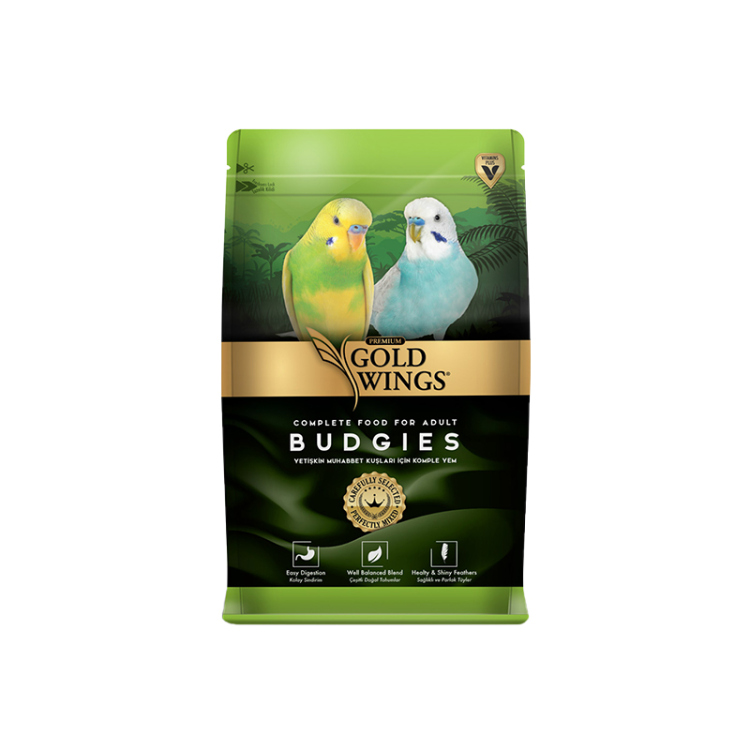 جولد وينجز طعام فاخر لطيور البادجي