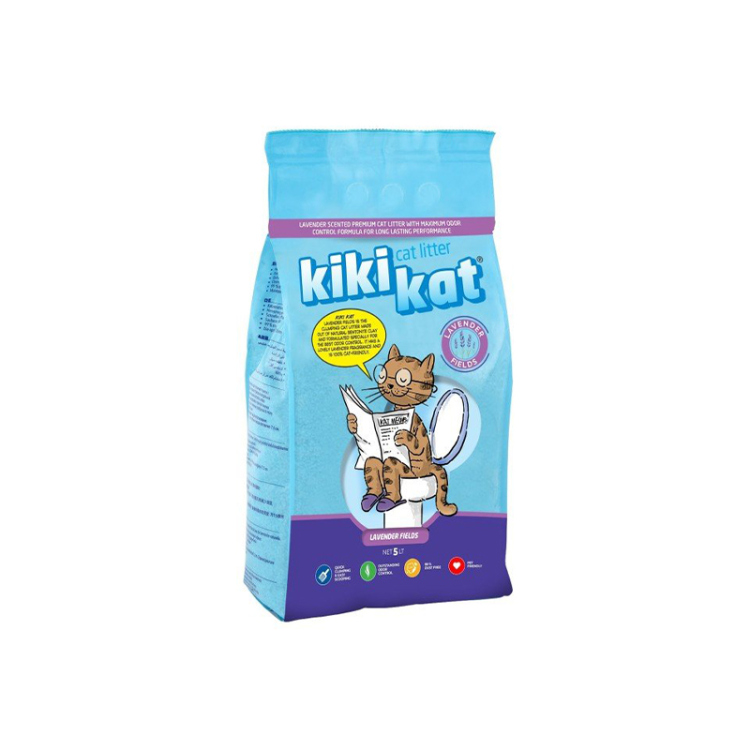 كيكي كات رمل قطط برائحة  اللافندر