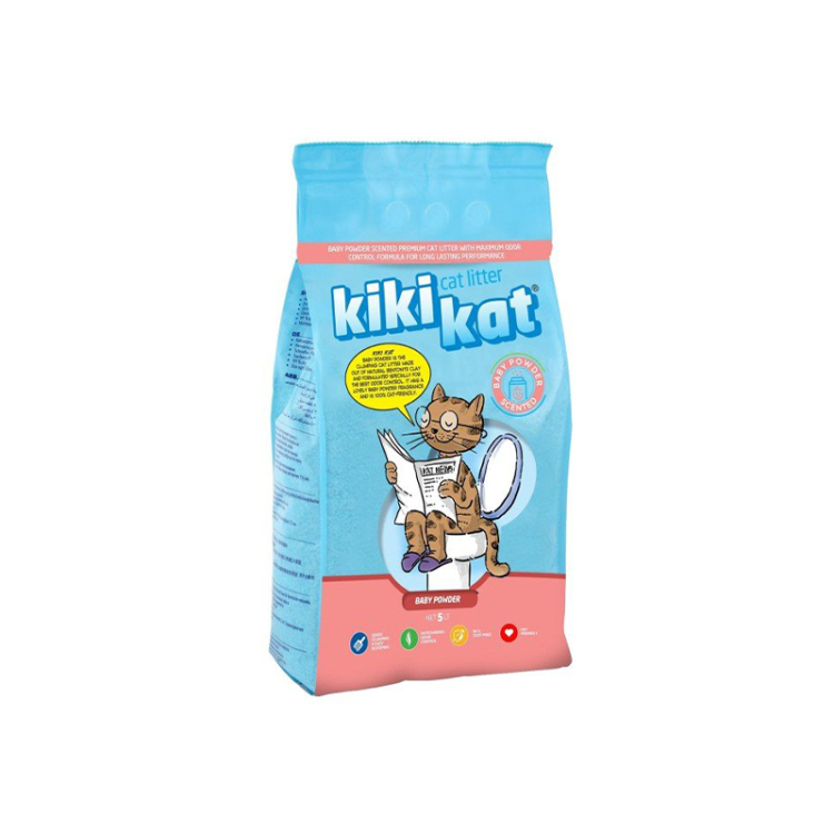 كيكي كات رمل قطط برائحة بودرة الأطفال