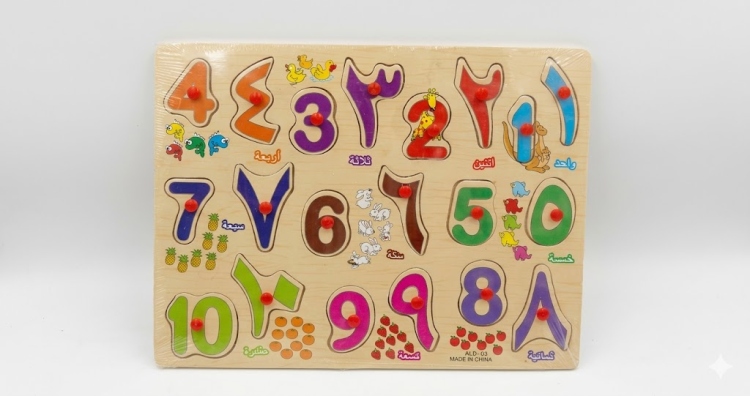 لعبة تركيب خشبية تعليمية