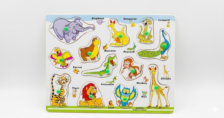 لعبة تركيب خشب تعليمية