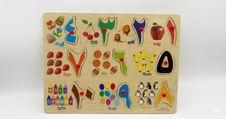 لعبة تركيب خشب تعليمية