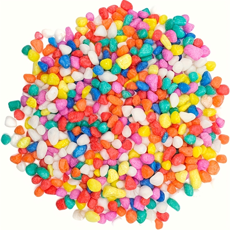 حصى طبيعي ملون