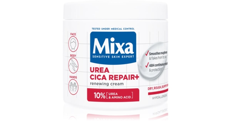 Mixa Urea Cica Repair+ Renewing Cream