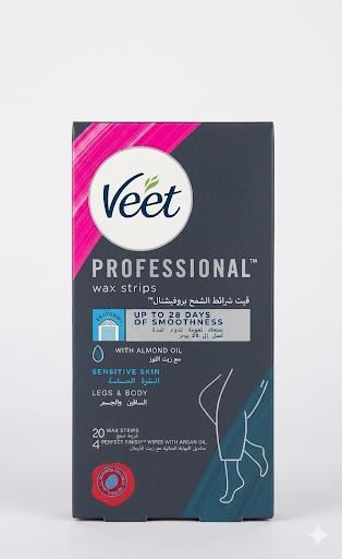 فيت شرائح شمع للبشرة الحساسة 20 قطعة