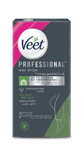 فيت شرائح شمعية للبشرة الجافة 20 قطعة 