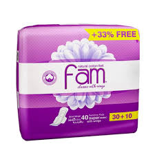 فام فوط صحية بالاجنحة كبير 30+10 مجانا