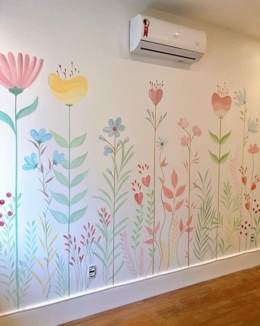 Custom made flowers wallpaper