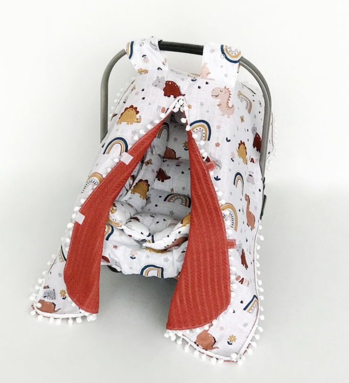 Baby cot/stroller set (padding + cover)