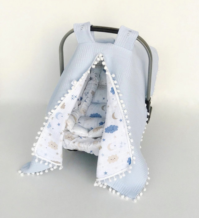 Baby cot/stroller set (padding+cover)