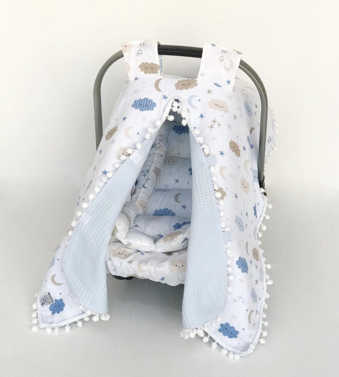 Baby cot/stroller set (padding+cover)