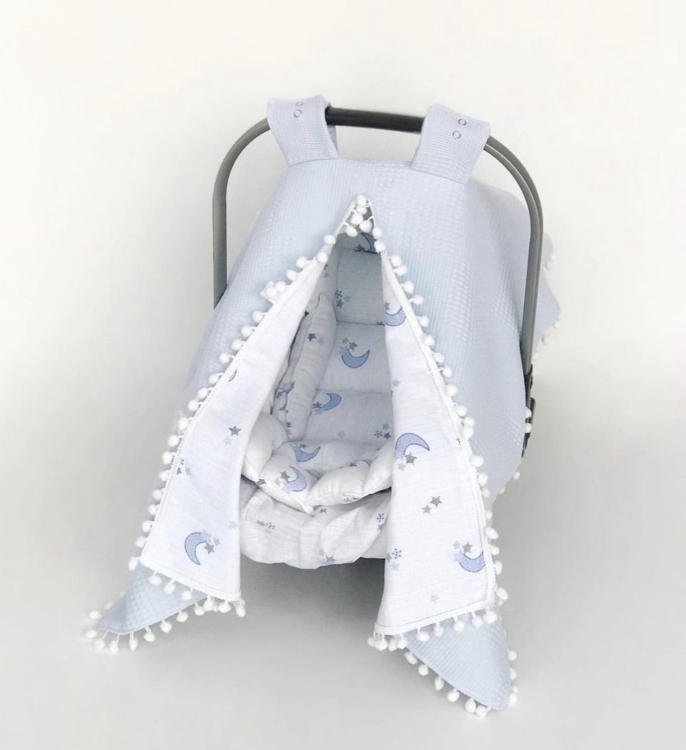 Baby cot/stroller set (padding + cover)