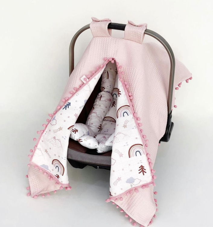 Baby cot/stroller set (padding + cover)