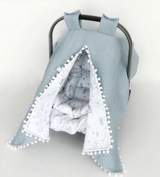 Baby cot/stroller set (padding + cover)