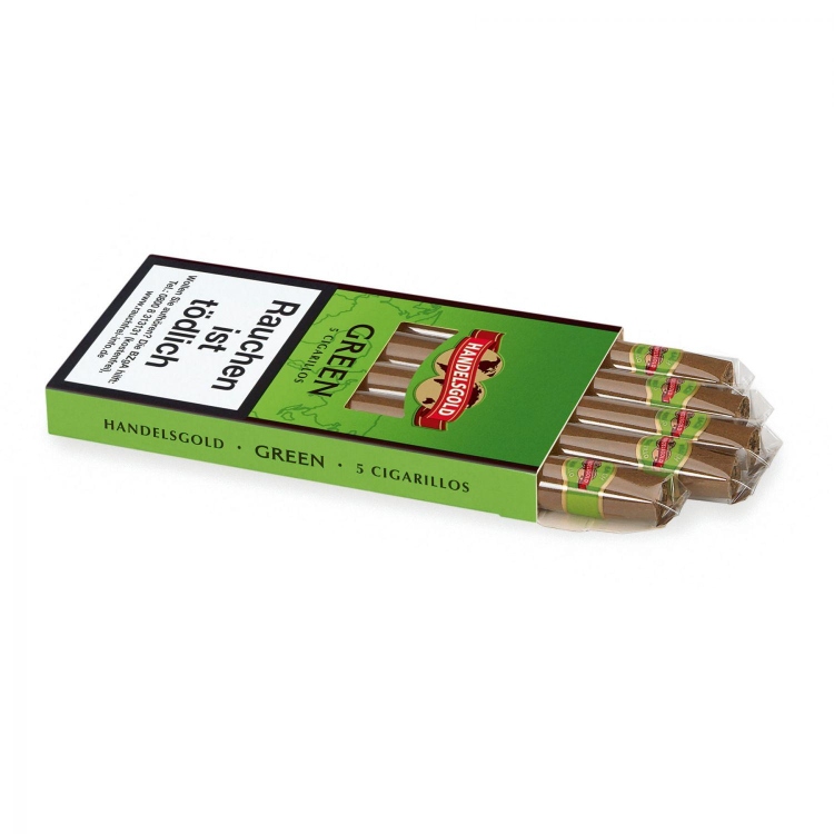 HANDELSGOLD CIGARILLOS - GREEN - Green Apple Flavor 