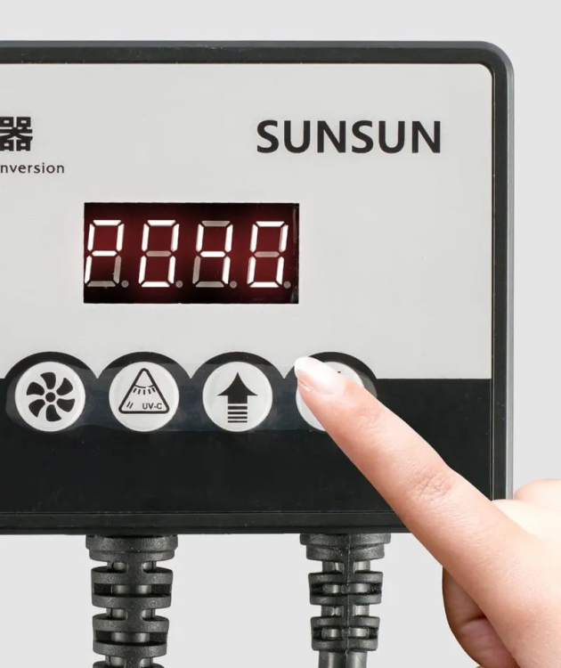 كانستر بيولوجي من شركة SUNSUN مع شاشة ولمبة UV