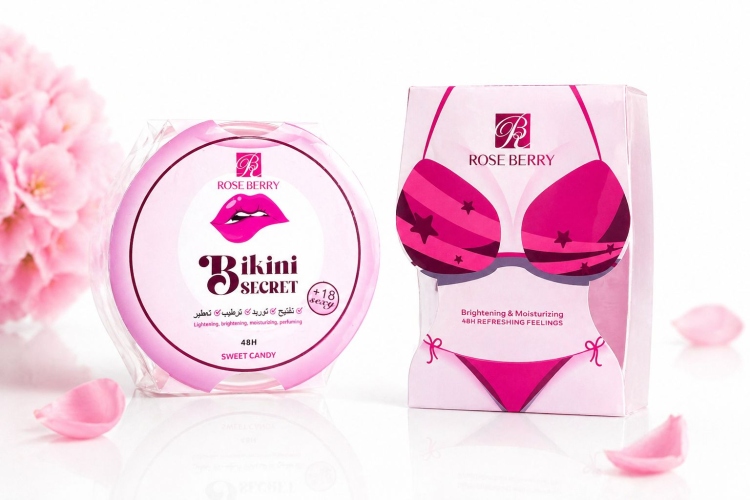 كريم ترطيب و تفتيح المناطق الحساسة من روز بيري 250 مل