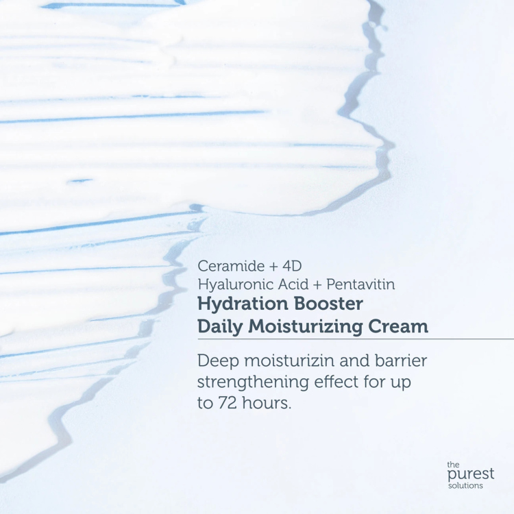 The Purest Solutions, Hydration Booster Daily Moisturizing Cream Ceramide + 4D Hyaluronic Acid + Pentavitin 