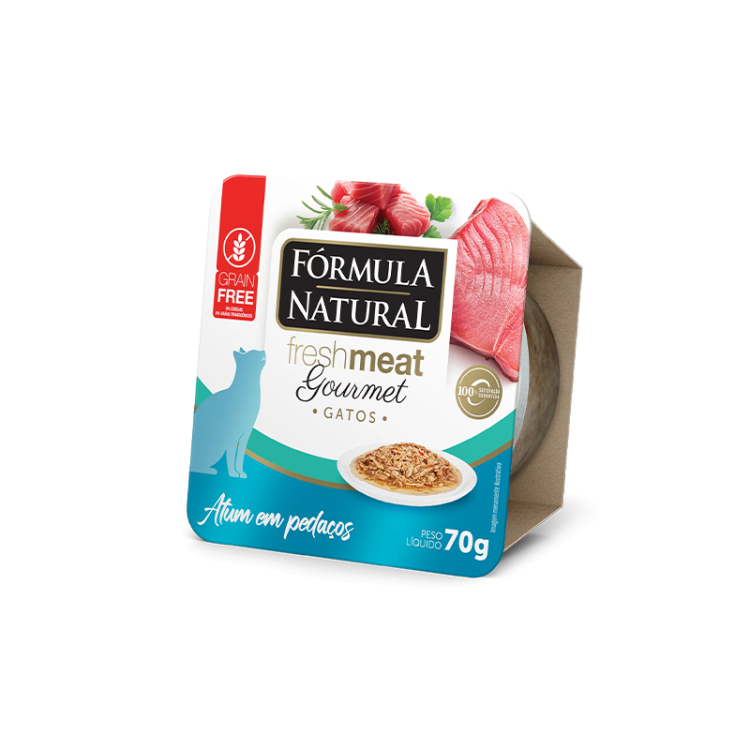 فورمولا ناتشورال  طعام رطب فاخر للقطط البالغة بقطع التونة