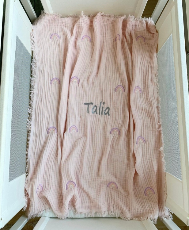 Personalized embroidery blankets