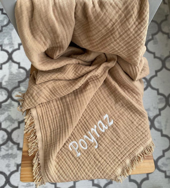 Personalized embroidery blankets