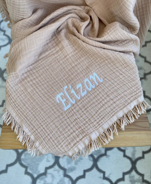 Personalized embroidery blankets