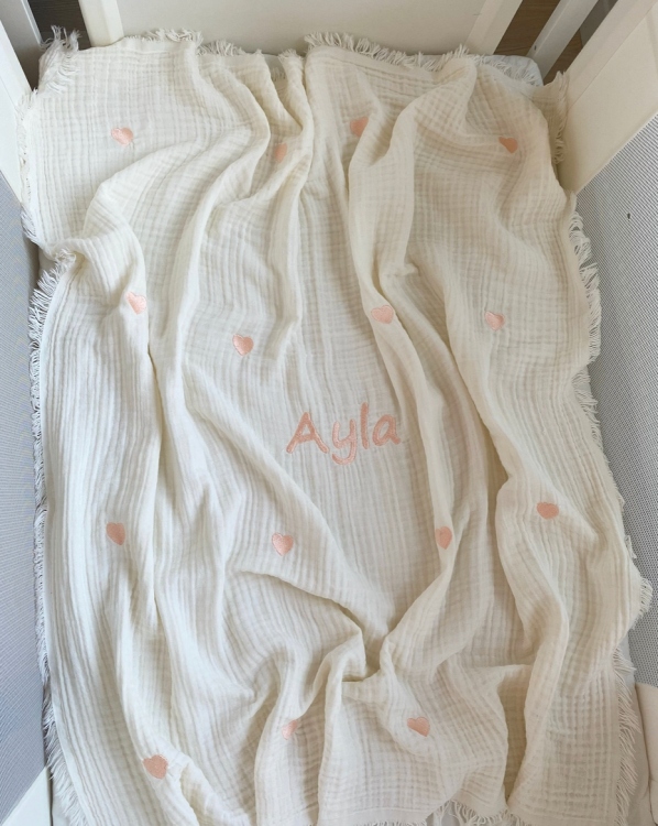 Personalized embroidery blankets